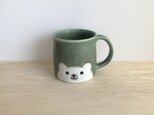シロクマのマグ(グリーンA)の画像
