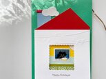 ＊Collage card　45〜クリスマスシールのカードの画像