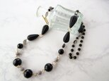 SALE アクリルとシェルのボリュームネックレス（N1275)