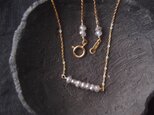 【K14gf・受注制作】Coated Labradorite Necklace/ラブラドライト ミニマムネックレス