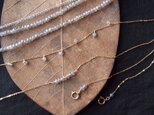 【K14gf／受注制作】Coated Labradorite Long Necklace／コーテッドラブラドライト ネックレスの画像