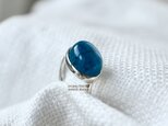 [青の時代からの贈り物apatite]ringの画像