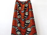 アフリカ布のロングスカート（アフリカンプリント）ロング・マキシの画像
