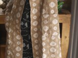 久留米絣反物からフード羽織の画像