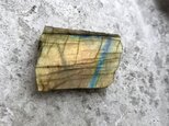 【一点物】 ラブラドライト ブローチ 原石 鉱物 天然石 ハンドメイド アクセサリー パワーストーン (No.2317)の画像