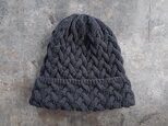 ニット帽  all cable Aran0026の画像