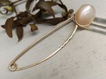 ムーンストーン＊アンティーク調ストールピン