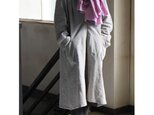 linen wool リネンウールのライトコートの画像