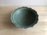 稜花リムボウル(グリーン)の画像