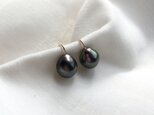 K14GF Tahitian Baroque Pearl Pierceの画像