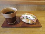 カフェトレー （ベニタブ）の画像