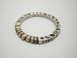 moon i.e. tsuki i.e. luck pink silver + silver 925 1~27号 月のリング