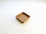 【受注製作】豆我谷盆 胡桃 9×9×2cm ナチュラルの画像