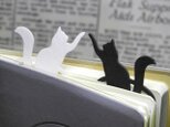 猫のブックマーク・白猫 / 黒猫 10匹セットの画像