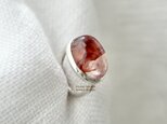 [flower fishのlimonite in quartz]ringの画像