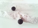 ◆溶岩+シルバーピアス◆の画像