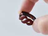 鼈甲朱色ring　