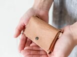 切落し本革ミニ財布 / サンドベージュの画像