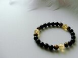 *pさまご予約品* シトリン・タイガーアイ・オニキスブレスレット