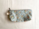 feedsack pouch ~orange dots~の画像