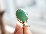 K10[インペリアルjadeite]翡翠ringの画像