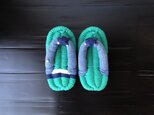 No.096【FLIP TEE FLOP】18cm 上質なJonoJonoを使った布ぞうり キッズ 子どもの画像