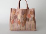 tulip leather 3way bag [beige]の画像