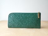 L字ファスナー長財布 スターマリン(グリーン)