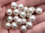 【無穴/貫通/片穴】高品質 大粒 淡水真珠 一粒 ラウンド バロック 10~11mm 大珠 鑑賞用【スルーペンダント用】の画像