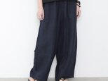 linen wide easy pants / A　ショート総丈92cmの画像