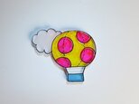 水玉気球 ブローチ(気球ワールド)の画像