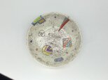 イロアソビ丸皿　4の画像