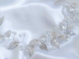 小枝アクセサリー【白雪】ブライダル 結婚式 ウェディング ヘアアクセサリー 花嫁 成人式 髪かざり