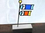 鯉のぼり 端午の節句 ステンドグラス 置物