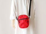 【軽量・撥水】ミニショルダーバッグ / レッド【コーデュラ®】
