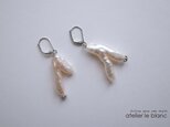 海月 #2～スティックパールのピアス～の画像