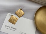 樹脂(ポリカーボネート)痛みなくホールドのイヤリング ノンホールクリップピアス（イヤリング）Brassの画像
