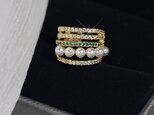 イヤーカフ パール 18K ゴールド 片耳 金属アレルギー対応 華奢 上品 デイリー 仕事 プレゼント パーティー オフィス