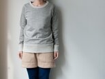 crew neck sweat top (gray)の画像