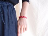 【OUTLET】Red Coral／レッドコーラル ブレスレット（Rough）Bの画像