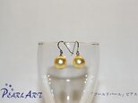 「ゴールドパール」ピアス　