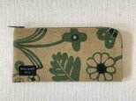 型染め 長財布「植物採集」の画像