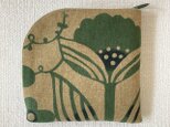 型染め 財布「植物採集」の画像