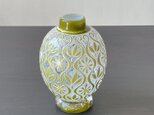 pattern vase　苔色立涌の画像