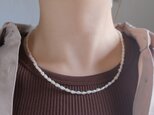 Litlar ferskvatnsperlur necklace２　淡水パール　ネックレス　バロックパールの画像