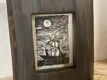 木版画の灯り「夜の海へ」の画像
