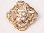 NIJISONG Awaji Brooch ベージュゴールド