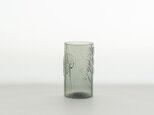 Flora｜glass｜tumbler φ6.5cm｜greyの画像