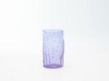 Flora｜glass｜tumbler φ5.8cm｜amethystの画像