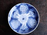 青で素敵◆伊万里　線描き染付小皿　骨董品　古美術　古民家　antiques 丁寧な暮らしに。江戸末期の画像